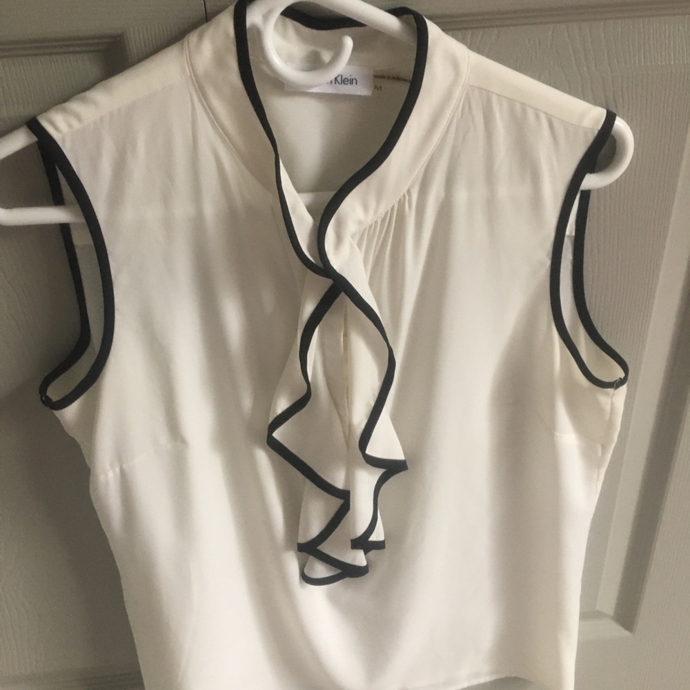 Calvin Klein sleeveless blouse